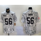 Men's New Orleans Saints #56 Demario Davis 2024 F.U.S.E Arctic Camo Salute To Service Limited Stitched Football Jersey