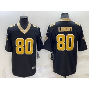 Men's New Orleans Saints #80 Jarvis Landry Black 2022 Vapor Untouchable Stitched NFL Nike Limited Jersey