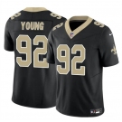 Men's New Orleans Saints #92 Chase Young Black 2023 F.U.S.E. Vapor Limited Football Stitched Jersey