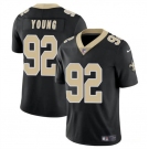 Men's New Orleans Saints #92 Chase Young Black Vapor Limited Football Stitched Jersey