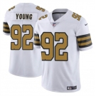 Men's New Orleans Saints #92 Chase Young White Color Rush Limited Football Stitched Jersey