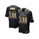 Men's Nike New Orleans Saints #10 Brandin Cooks Limited Black Strobe NFL Jersey