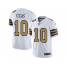 Men's Nike New Orleans Saints #10 Brandin Cooks Limited White Rush NFL Jersey