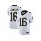 Men's Nike New Orleans Saints #16 Brandon Coleman Vapor Untouchable Limited White NFL Jersey