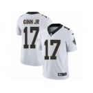 Men's Nike New Orleans Saints #17 Ted Ginn Jr Vapor Untouchable Limited White NFL Jersey