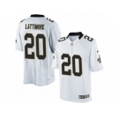 Men's Nike New Orleans Saints #20 Marshon Lattimore Limited White NFL Jersey