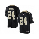 Men's Nike New Orleans Saints #24 Sterling Moore Limited Black Team Color NFL Jersey