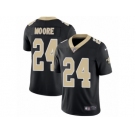 Men's Nike New Orleans Saints #24 Sterling Moore Vapor Untouchable Limited Black Team Color NFL Jersey