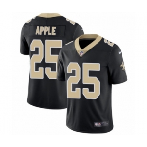 Men's Nike New Orleans Saints #25 Eli Apple Black Team Color Vapor Untouchable Limited Player NFL Jersey