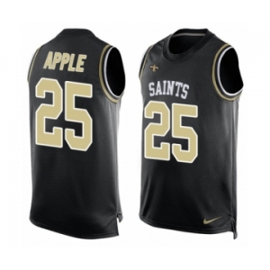 Men's Nike New Orleans Saints #25 Eli Apple Limited Black Player Name & Number Tank Top NFL Jersey