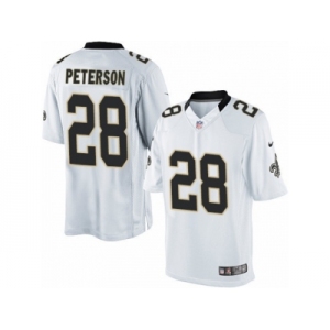 Men's Nike New Orleans Saints #28 Adrian Peterson Limited White NFL Jersey