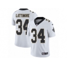 Men's Nike New Orleans Saints #34 Marshon Lattimore Limited White NFL Jersey