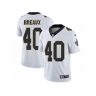 Men's Nike New Orleans Saints #40 Delvin Breaux Vapor Untouchable Limited White NFL Jersey