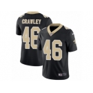 Men's Nike New Orleans Saints #46 Ken Crawley Vapor Untouchable Limited Black Team Color NFL Jersey