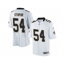 Men's Nike New Orleans Saints #54 Nate Stupar Limited White NFL Jersey