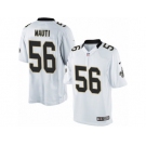 Men's Nike New Orleans Saints #56 Michael Mauti Limited White NFL Jersey