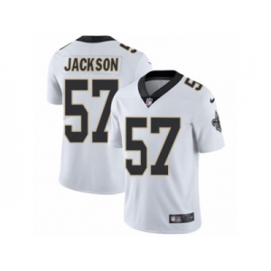 Men's Nike New Orleans Saints #57 Rickey Jackson Vapor Untouchable Limited White NFL Jersey