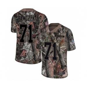 Men's Nike New Orleans Saints #71 Ryan Ramczyk Camo Rush Realtree Limited NFL Jersey