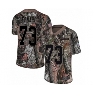 Men's Nike New Orleans Saints #73 Rick Leonard Camo Rush Realtree Limited NFL Jersey