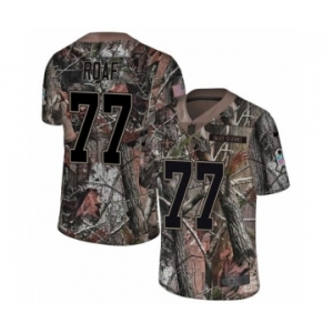 Men's Nike New Orleans Saints #77 Willie Roaf Camo Rush Realtree Limited NFL Jersey