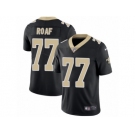 Men's Nike New Orleans Saints #77 Willie Roaf Vapor Untouchable Limited Black Team Color NFL Jersey