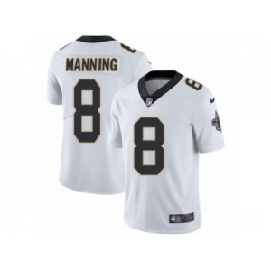 Men's Nike New Orleans Saints #8 Archie Manning Vapor Untouchable Limited White NFL Jersey