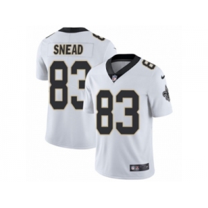 Men's Nike New Orleans Saints #83 Willie Snead Vapor Untouchable Limited White NFL Jersey