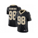 Men's Nike New Orleans Saints #98 Sheldon Rankins Vapor Untouchable Limited Black Team Color NFL Jersey