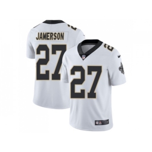 Nike New Orleans Saints #27 Natrell Jamerson White Men Stitched NFL Vapor Untouchable Limited Jersey