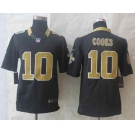 nike nfl jerseys new orleans saints #10 cooks black[nike Limited][cooks]