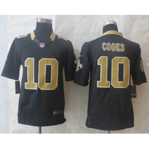 nike nfl jerseys new orleans saints #10 cooks black[nike Limited][cooks]
