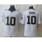 nike nfl jerseys new orleans saints #10 cooks white[nike Limited][cooks]