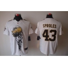 nike nfl jerseys new orleans saints #43 sproles white[helmet tri-blend limited]