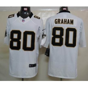 nike nfl jerseys new orleans saints #80 graham white[nike limited]