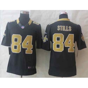 nike nfl jerseys new orleans saints #84 stills black[nike Limited]