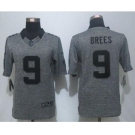 nike nfl jerseys new orleans saints #9 brees gray[nike Limited]