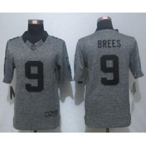 nike nfl jerseys new orleans saints #9 brees gray[nike Limited]