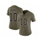 Women Nike New Orleans Saints #10 Chase Daniel Limited Olive 2017 Salute to Service NFL Jersey