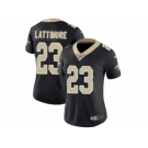 Women Nike New Orleans Saints #23 Marshon Lattimore Black Team Color Vapor Untouchable Limited Player NFL Jersey