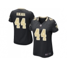 Women Nike New Orleans Saints #44 Hau'oli Kikaha Black Jerseys