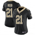 Women's New Orleans Saints #21 Justin Reid Black 2025 Vapor Stitched Jersey