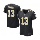 Women's Nike New Orleans Saints #13 Michael Thomas Game Black Team Color NFL Jersey