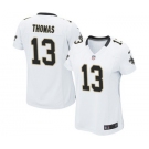 Women's Nike New Orleans Saints #13 Michael Thomas Game White NFL Jersey