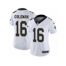 Women's Nike New Orleans Saints #16 Brandon Coleman Vapor Untouchable Limited White NFL Jersey