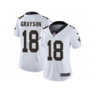 Women's Nike New Orleans Saints #18 Garrett Grayson Vapor Untouchable Limited White NFL Jersey