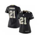 Women's Nike New Orleans Saints #21 Alvin Kamara Limited Black Team Color NFL Jersey