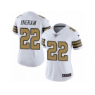 Women's Nike New Orleans Saints #22 Mark Ingram Limited White Rush NFL Jersey