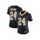 Women's Nike New Orleans Saints #24 Sterling Moore Vapor Untouchable Limited Black Team Color NFL Jersey