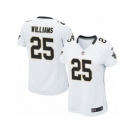 Women's Nike New Orleans Saints #25 P. J. Williams Game White NFL Jersey