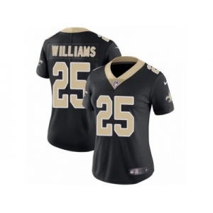 Women's Nike New Orleans Saints #25 P. J. Williams Vapor Untouchable Limited Black Team Color NFL Jersey